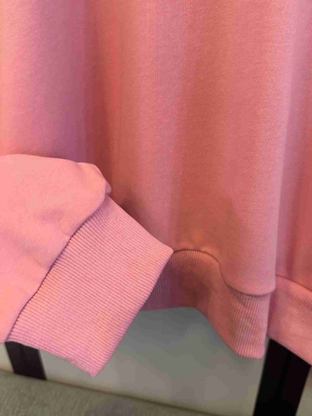 Acne Studios Stockholm 1996 Vintage‑Print Pink Cropped Hoodie - Picture 4 of 6